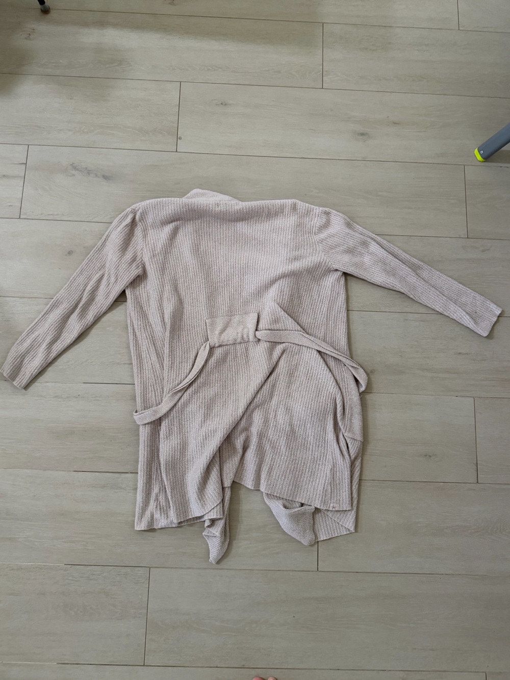 Barefoot Dreams Cozy Ribbed Robe Blush - Picture 2 of 3